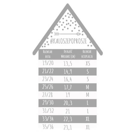 Ocieplacz polarowy do kaloszy "S"