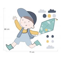 Naklejka Tim Niebieski