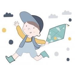 Naklejka Tim Niebieski