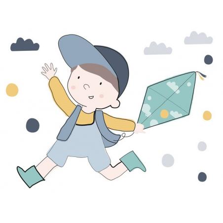 Naklejka Tim Niebieski