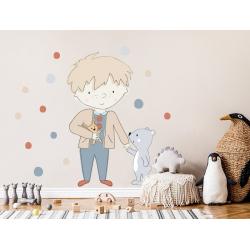 Naklejka Teddy Szary