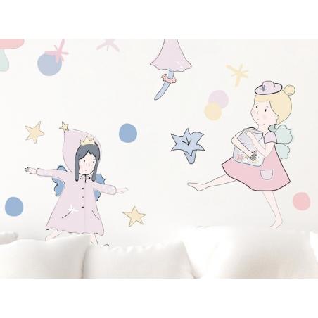 Naklejka Wróżki Różowe