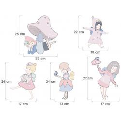 Naklejka Wróżki Różowe