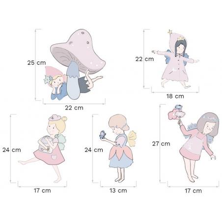 Naklejka Wróżki Różowe