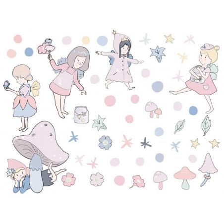 Naklejka Wróżki Różowe