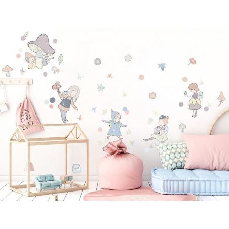 Naklejka Wróżki Pastelowe