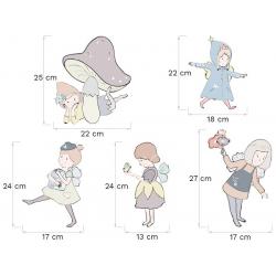 Naklejka Wróżki Pastelowe