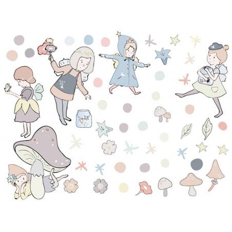 Naklejka Wróżki Pastelowe