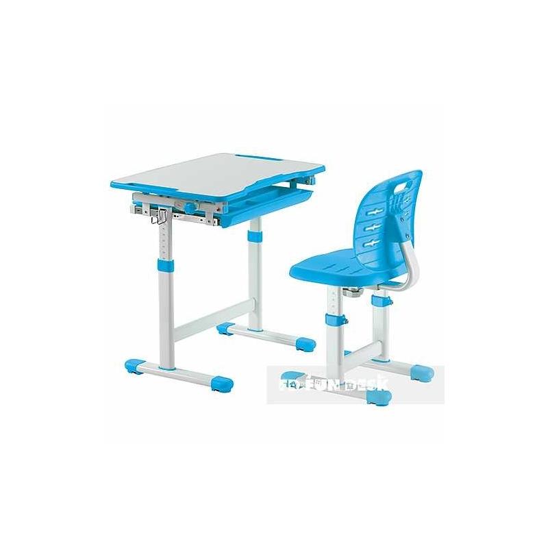 Piccolino III Blue Regulowane Biurko + Krzesełko dla Dzieci