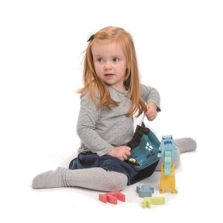 Drewniana gra zręcznościowa - Wesołe Potwory, Tender Leaf Toys