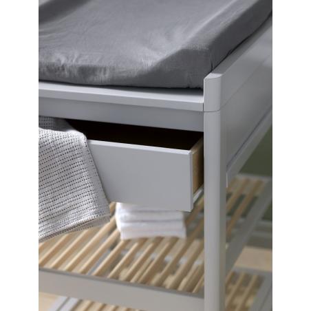 Troll Nursery - Lukas Przewijak na kółkach SOFT GREY