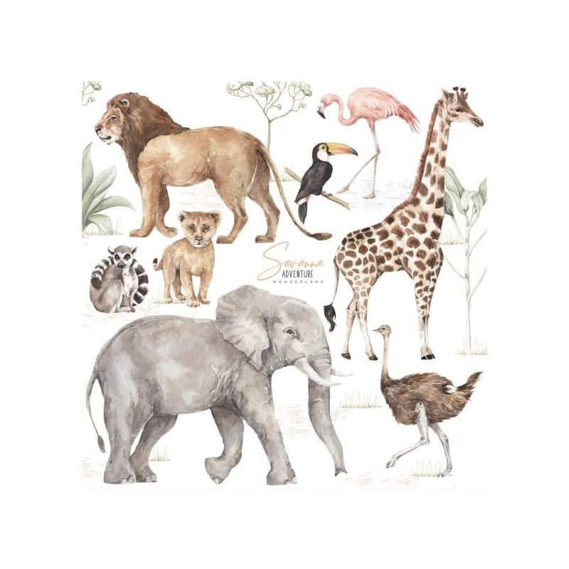 Naklejka Happy Savanna Wonderland Zestaw