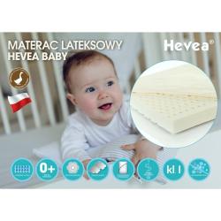 Materac  Hevea Baby 140x70 ALOE GREEN POWER