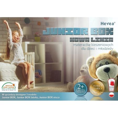 Materac kieszeniowy Hevea Junior Box 160x80 Aegis Natural Care
