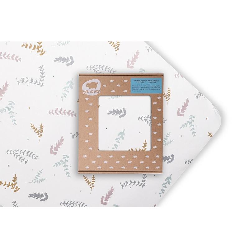 Pink No More Prześcieradło Plants 140x70