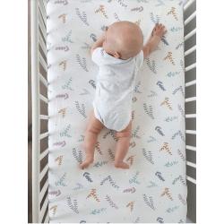 Pink No More Prześcieradło Plants 140x70