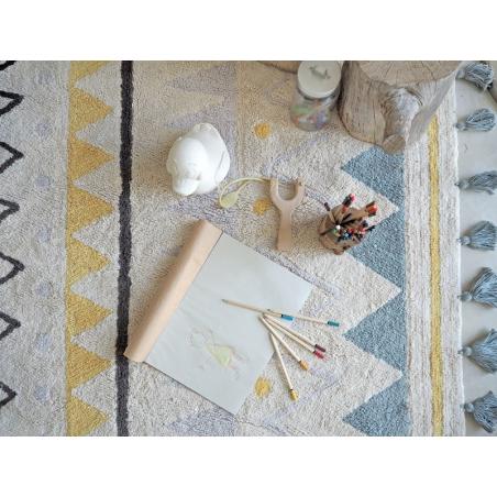 Dywan Azteca Natural Vintage Blue