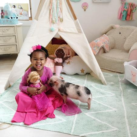 Dywan bawełniany Hippy Mint 120x160 cm Lorena Canals