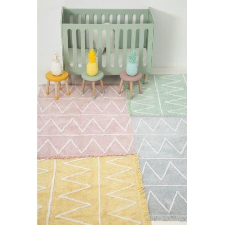 Dywan bawełniany Hippy Yellow 120x160cm Lorena Canals