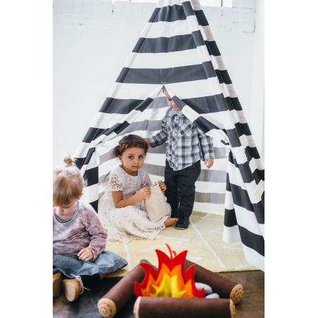 Dywan bawełniany Hippy Yellow 120x160cm Lorena Canals