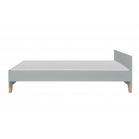 Novelies Zara Łóżko 200x90cm szare