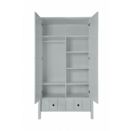 Novelies Allpin Szafa 2-drzwiowa szara