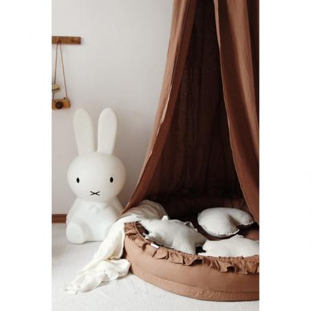 Cotton&Sweets Baldachim Z Lnu - Czekoladowy