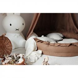 Cotton&Sweets Baldachim Z Lnu - Czekoladowy