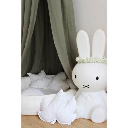 Cotton&Sweets Baldachim Z Lnu - Oliwkowy