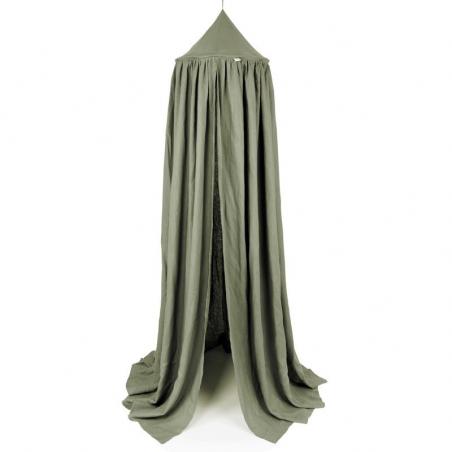 Cotton&Sweets Baldachim Z Lnu - Oliwkowy