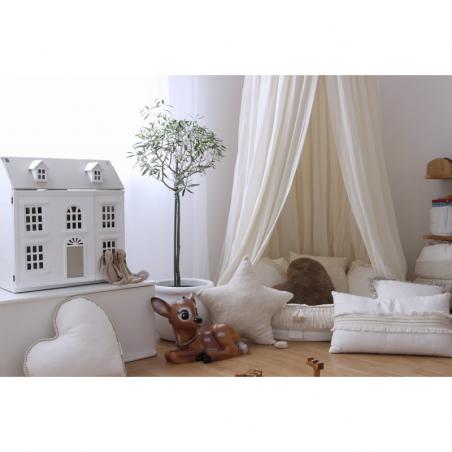 Cotton&Sweets Baldachim Bawełniany Soft - Wanilowy