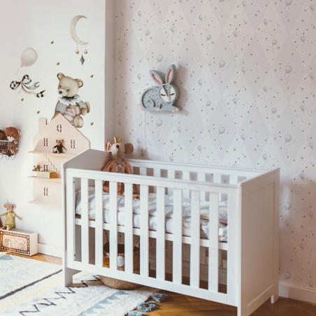 Tapeta Balloons Delicate Gray