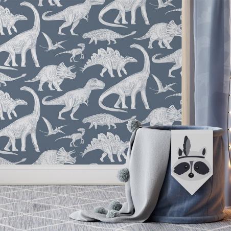 Tapeta Dino Blue