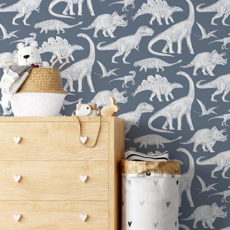 Tapeta Dino Blue