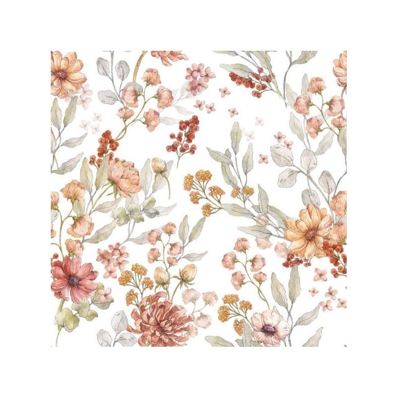 Tapeta Jesienna Łąka White