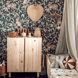 Tapeta Króliczki W Gaju Blue