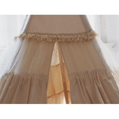 Namiot Tipi z Falbanami "Shabby Chic"
