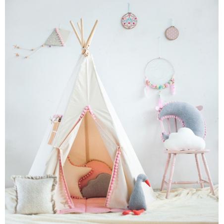 Namiot tipi dla dzieci "Puchate Pompony"