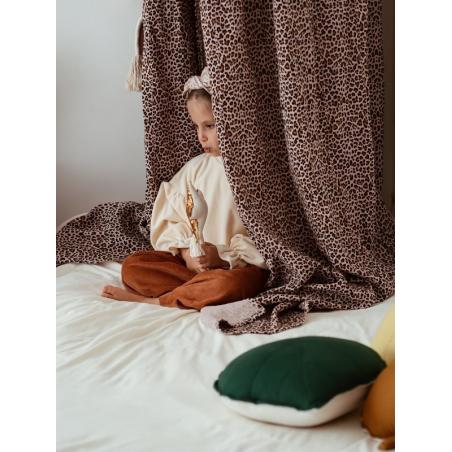 Lniana poduszka Liść "zieleń"