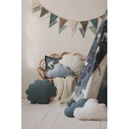 Lniana poduszka  Chmurka "Baby Blue"
