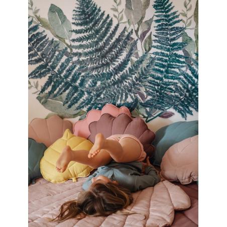 Mata dla dzieci muszla "Pudrowy róż"