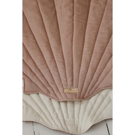 Mata dla dzieci muszla "Pudrowy róż"