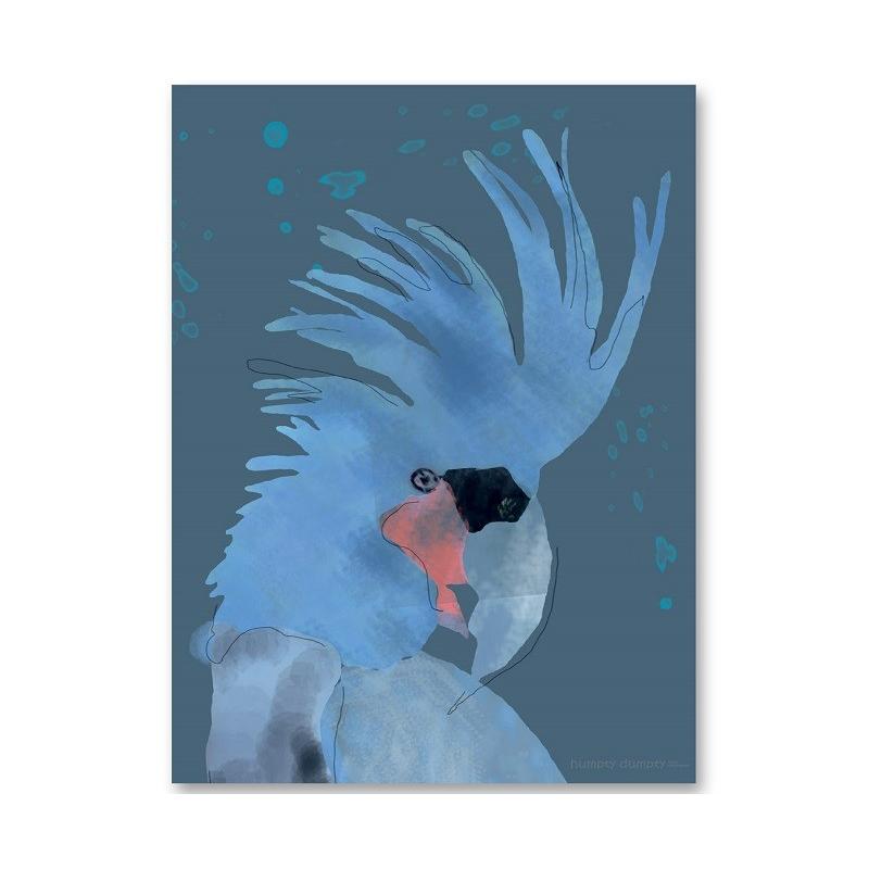 Humpty Dumpty Plakat Blue Parrot