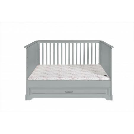 Novelies Melody Łóżeczko 140x70 z funkcją tapczanika szare