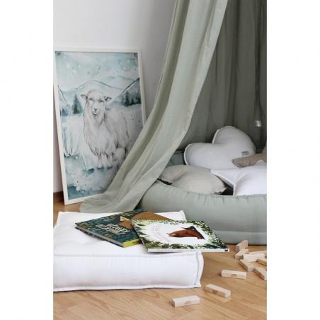 Cotton&Sweets Gniazdko Junior Basic bez falbanki – Pustynna Zieleń