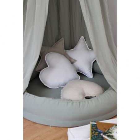 Cotton&Sweets Gniazdko Junior Basic bez falbanki – Pustynna Zieleń