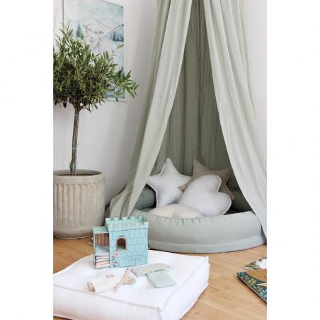 Cotton&Sweets Gniazdko Junior Basic bez falbanki – Pustynna Zieleń
