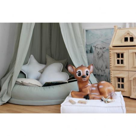 Cotton&Sweets Gniazdko Junior Basic bez falbanki – Pustynna Zieleń