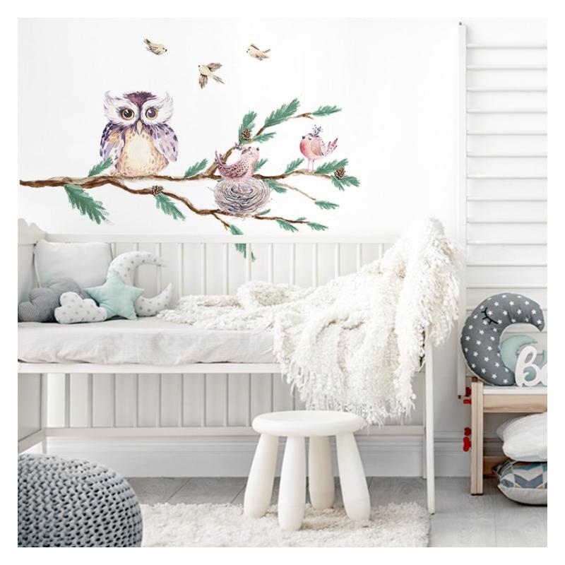 Naklejka Gałąź z Sową