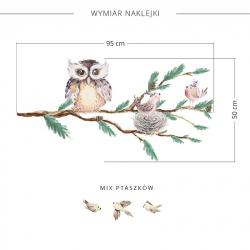 Naklejka Gałąź z Sową